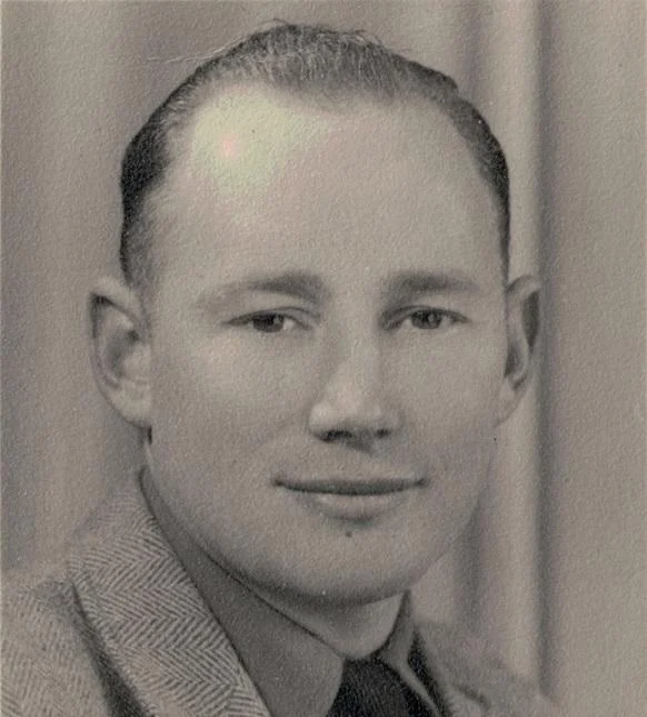 Paul Jörg bei der Gründung der Garage Jörg 1951 in Weesen