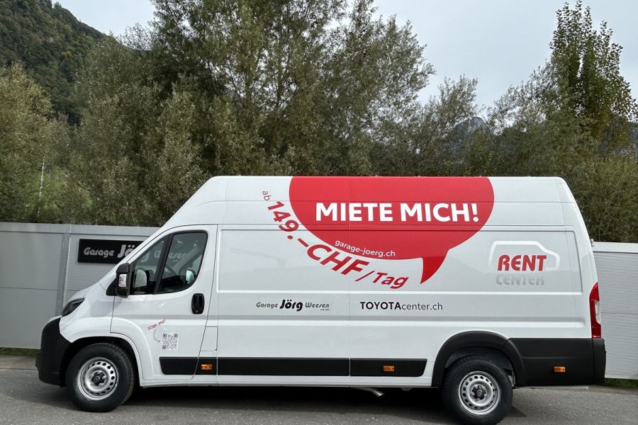 Toyota Proace Max – Mietfahrzeug im Jörg Rent-Center Weesen