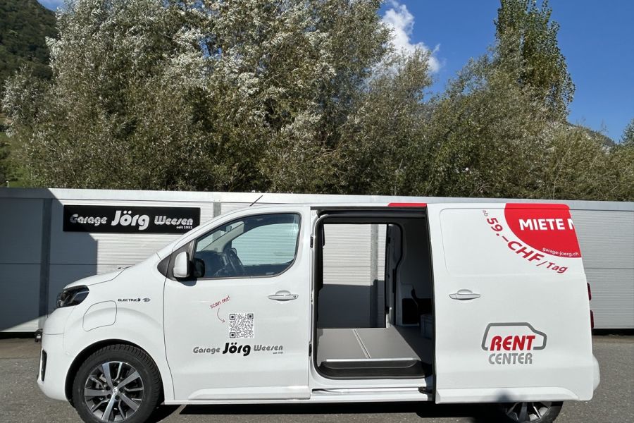 Toyota Proace Van Electric – Mietfahrzeug im Jörg Rent-Center Weesen
