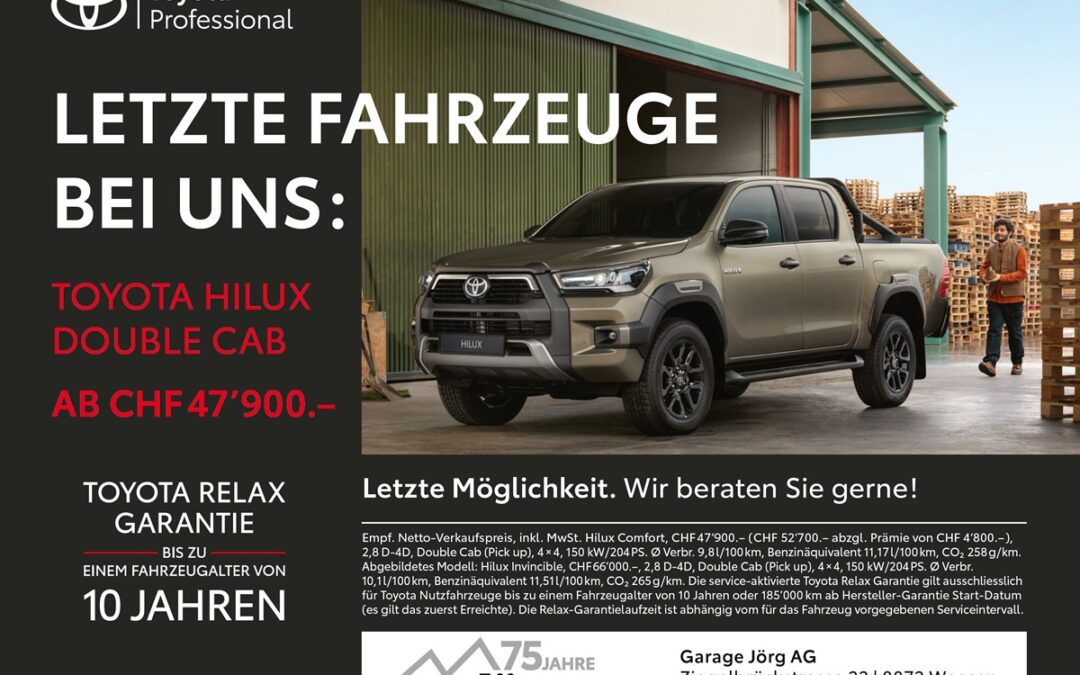 HILUX  – die Legende entwickelt sich weiter