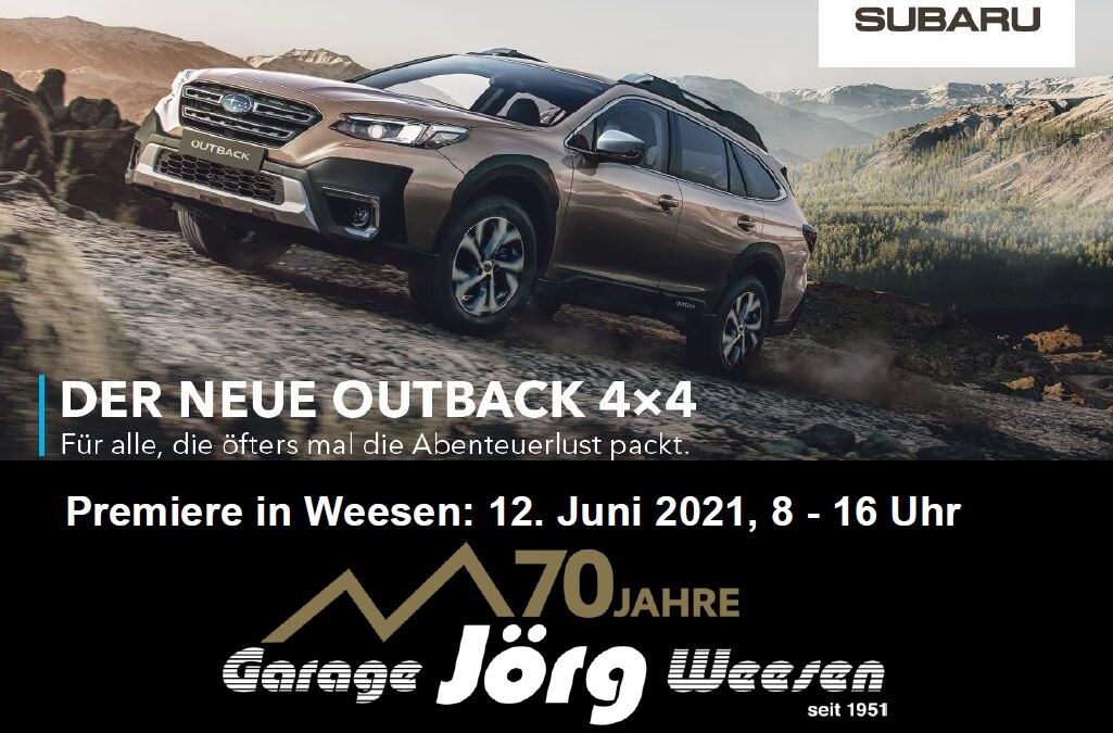 Lancierung neuer Subaru Outback 4x4