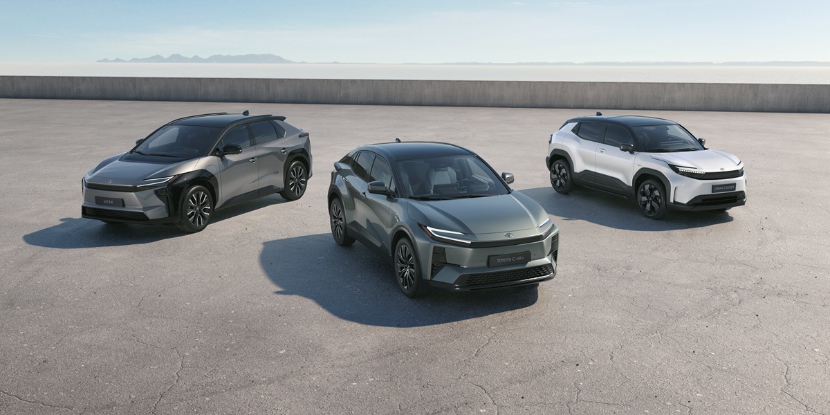TOYOTA bZ4X TOYOTA C HR TOYOTA URBAN CRUISER BEV lineup