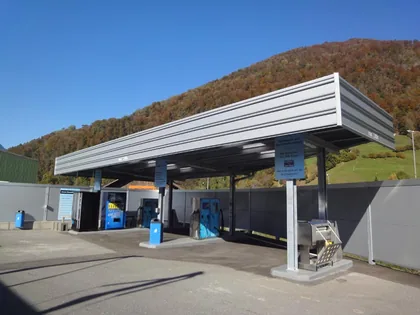 Erweiterung des Waschcenters der Garage Jörg AG im Jahr 2017